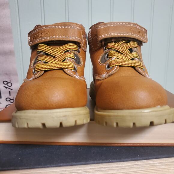 pre-owned Carter’s Toddler Boys Mitch Motorcycle Boots US Boys 7M - Picture 7 of 9